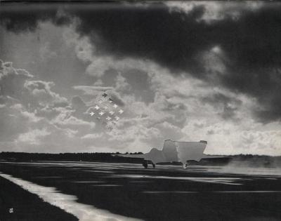 Michalis Pichler, clouds & sky #15, paper collage, 28x23cm