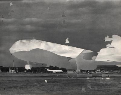Michalis Pichler, clouds & sky #17, paper collage, 28x23cm