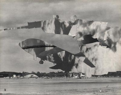 Michalis Pichler, clouds & sky #24, paper collage, 28x23cm