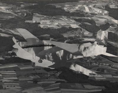 Michalis Pichler, clouds & sky #26, paper collage, 28x23cm