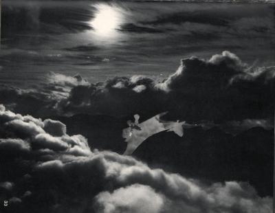 Michalis Pichler, clouds & sky #33, paper collage, 28x23cm