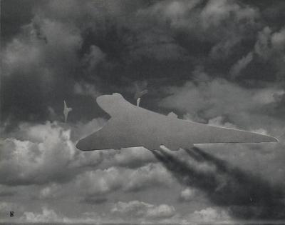 Michalis Pichler, clouds & sky #36, paper collage, 28x23cm