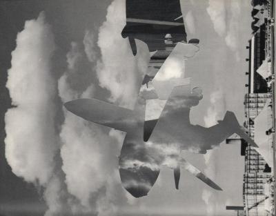 Michalis Pichler, clouds & sky #49, paper collage, 28x23cm