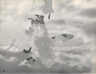 Michalis Pichler, clouds & sky #50, paper collage, 28x23cm