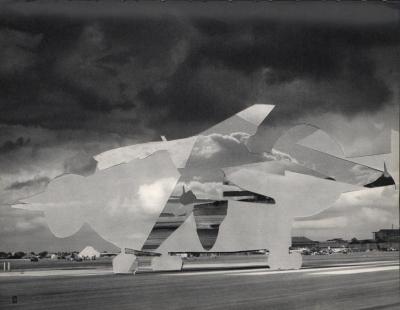 Michalis Pichler, clouds & sky #53, paper collage, 28x23cm