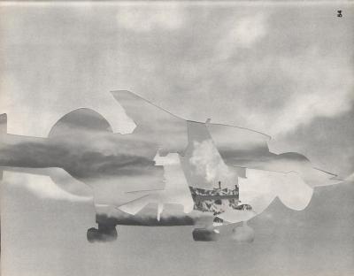 Michalis Pichler, clouds & sky #54, paper collage, 28x23cm