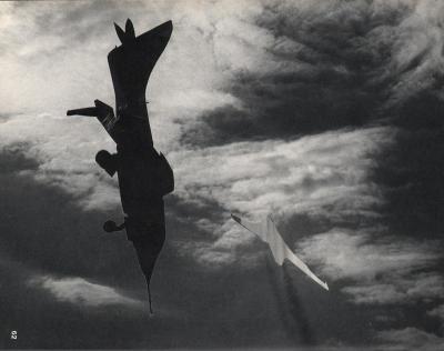 Michalis Pichler, clouds & sky #62, paper collage, 28x23cm