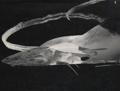 Michalis Pichler, clouds & sky #80, paper collage, 28x23cm