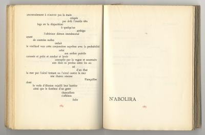Mallarmé Stéphane, POÉSIES.UN COUP DE DÉS, VERS DE CIRCONSTANCE (Lausanne: Aux  Éditions Du Gran-Chêne, 1943).
