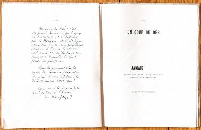 Soula Camille, La poésie et la pensée de Stéphane Mallarmé. Un Coup de Dés (Paris: Le Bon Plaisir, 1931).