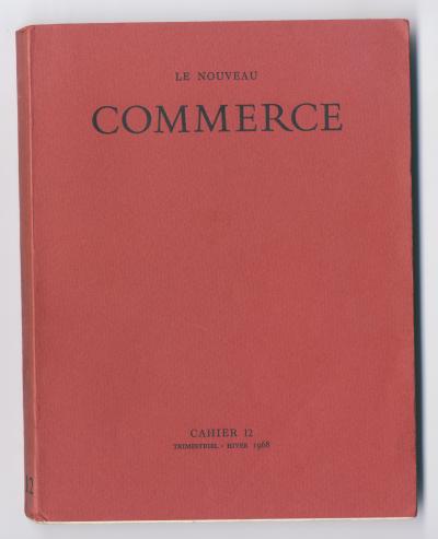 , LE NOUVEAU COMMERCE Cahier 12 (Paris: LE NOUVEAU COMMERCE, 1968).