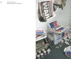 Michalis Pichler, stars & stripes / new york garbage flag profile 2 (Frankfurt: Revolver, Contemporary Art Publishing, 2005).