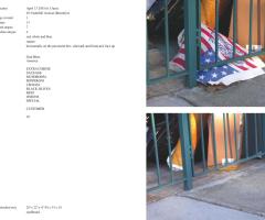 Michalis Pichler, stars & stripes / new york garbage flag profile 2 (Frankfurt: Revolver, Contemporary Art Publishing, 2005).