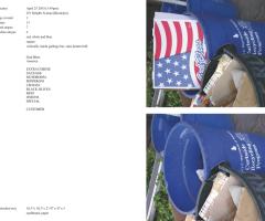 Michalis Pichler, stars & stripes / new york garbage flag profile 2 (Frankfurt: Revolver, Contemporary Art Publishing, 2005).