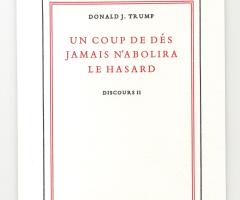 Vith Klara, UN COUP DE DÉS JAMAIS N'ABOLIRA LE HASARD (DISCOURS II) (, 2017).