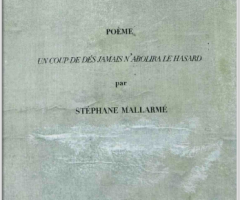Guyot Nicolas , POÉME: UN COUP DE DÉS JAMAIS N’ABOLIRA LE HASARD par STÉPHANE MALLARMÉ  (, 2019).